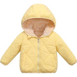 Toddler Winter Jacket Windproof Down Jacket Warm Snowsuit Hooded Coat  Outerwear